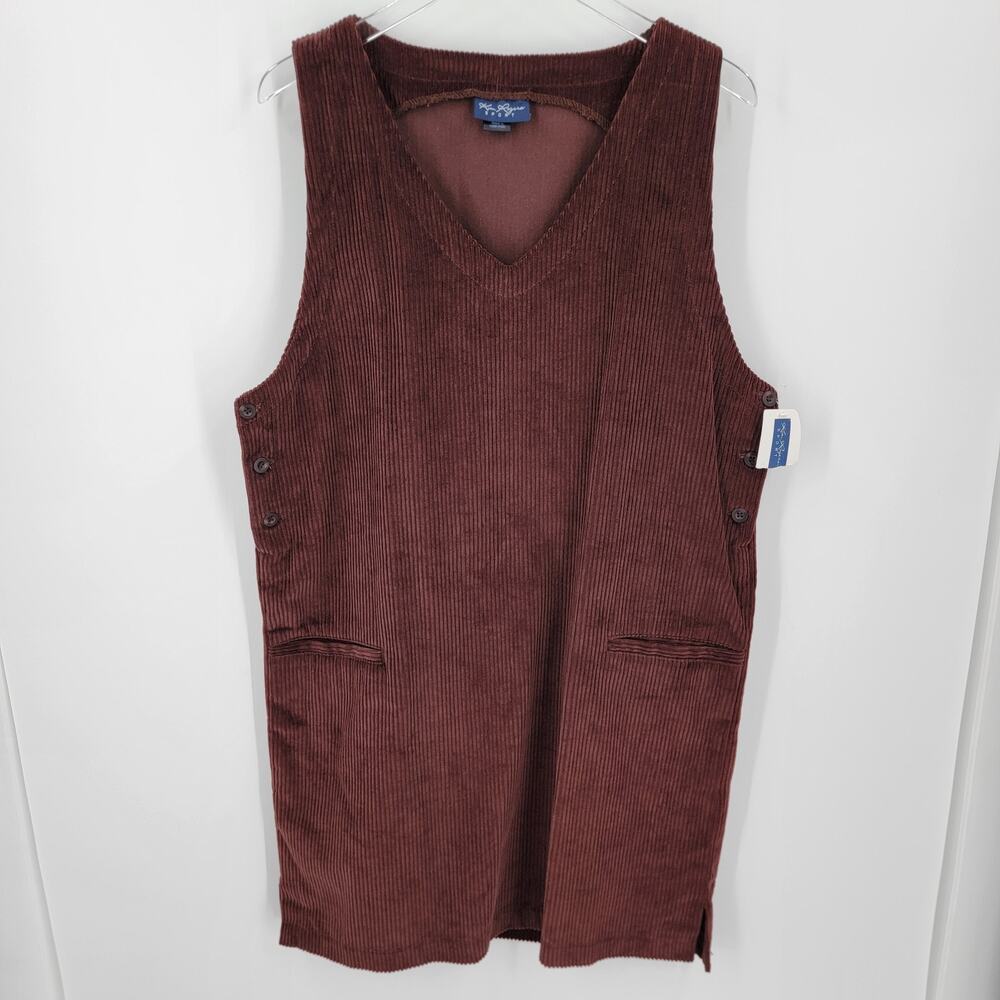 Kim Rogers Burgundy Corduroy Dress